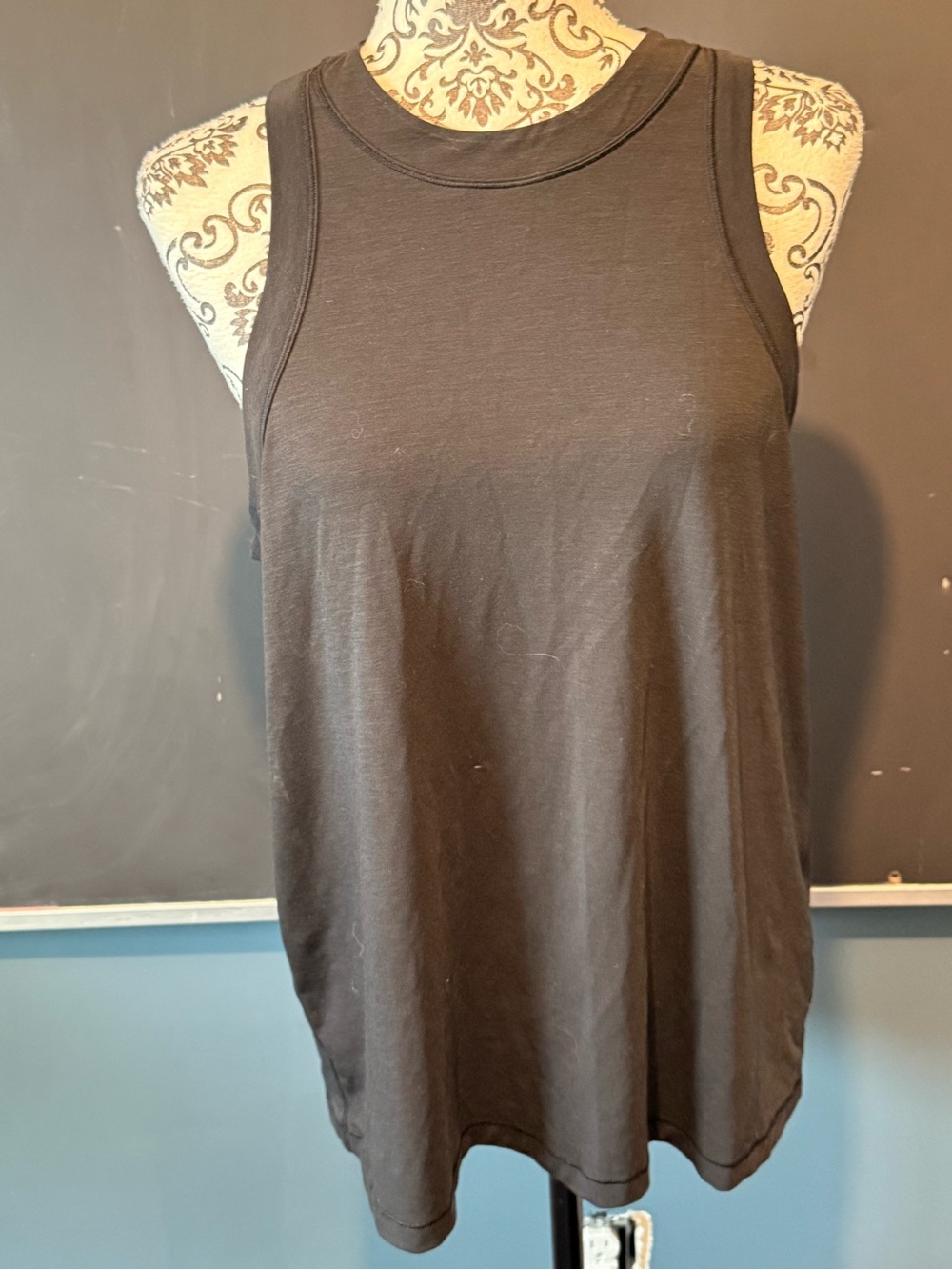 lululemon athletica Black Sleeveless High-Neck Tank